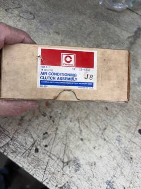 12324762 Acdelco 15-4338 Delco Ac Clutch Kingston Chrysler C171 Compressor