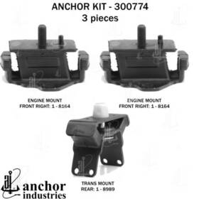 Anchor Motor Mounts 300774 Engine Mnt Kit
