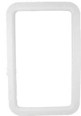 Ap Products 015-2014742 - Thin Shade White Interior And Exterior Window Frame