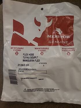 313-6300 Arvin Meritor Auto Inflation Line-outter Pn#313-6300