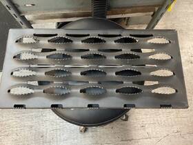 Autocar A4511051-001 Cab Step Serrated Aluminum Acx
