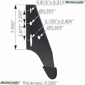 Automann M55239 Hood Guide Ihc 3559239c2 3559239c1 3559239c3