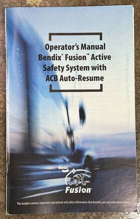 Bw8122 Bendix Fusion Operators Manual In Stock Ready To Ship Bw8122 Bendix Fusion Operators Manual In Stock Ready To Ship