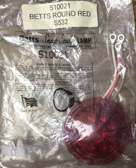 Betts 510021 Round Red