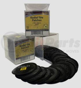Ra-552 Black Jack Tire Repair - 2 3/8 Inch 60mm Round Radial Patch Box Of 20 Ra-552 Black Jack Tire Repair - 2 3/8 Inch 60mm Round Radial Patch Box Of 20