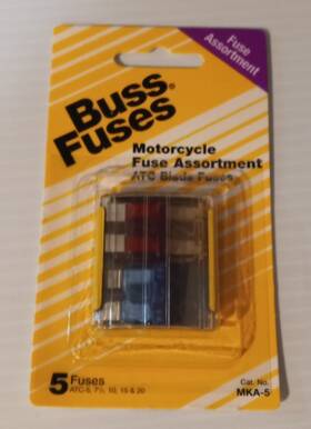 Bussmann Fuses Mka5 Motorcycle Atc Blade Fuse Assortment