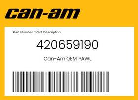 Can-am 420659190 Can-am Genuine Pawl -