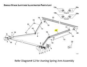 Carefree R001787-005 R001787 005 Spring Arm Assy Rh Sngl W