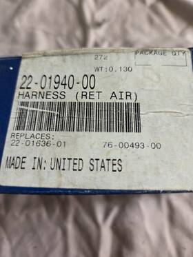 22-01940-00 Carrier Transicold Return Air Sensor And Harness