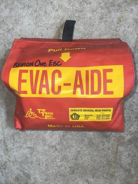 Csb-529 Chalks School Bus Parts Evac-aid Tie Tec Evacuation Blanket - 30 Inch X 96 Used