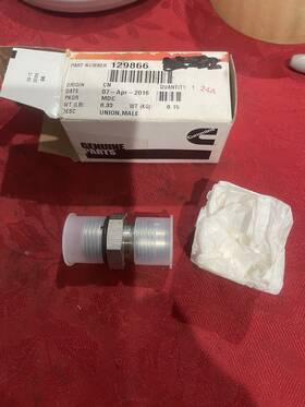 Cummins 129866 New Genuine Male Union