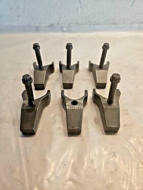 3064393 Cummins Set Of 6 N14 Plus Diesel Engine Fuel Injector Clamp And Bolt Oem
