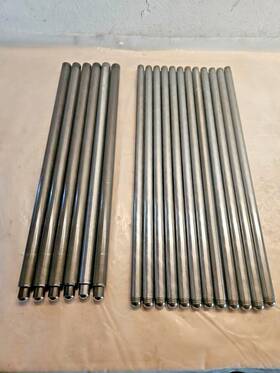 3066291 Cummins 3073499 Set Of 18 N14 Plus Diesel Engine Injector Exhaust Pushrods Oem