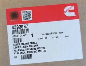 4393087 Cummins Engine Brake Lever Rocker Arm For Isx Isx15 Engines Nos Open Box