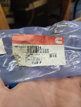 4945014 Cummins Fuel Drain Tube