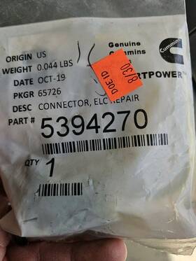 5394270 Cummins New Oem Genuine Connector Elc Repair Cum Free Shipping