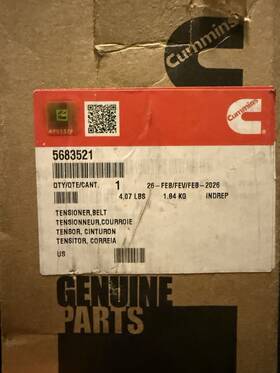 5683521 Cummins Genuine New Belt Tensioner 5683521 Cummins Genuine New Belt Tensioner