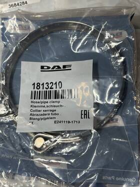 Daf 1813210 New Genuine Parts Paccar Hose/pipe Clamp For Charge Air Cooler Hose