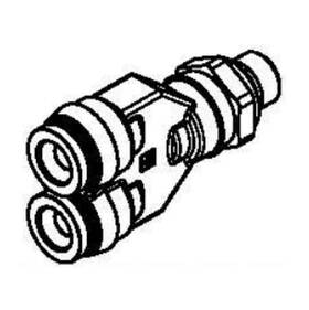 23-14561-001 Detroit Diesel Oem Connector Y 3/8 Ptc X M12 O Ring