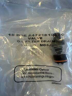 Detroit Diesel A4721810240 Oil Filter Drain Valve New Oem