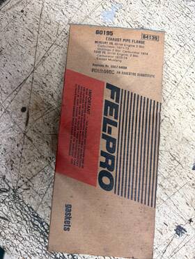 Fel-pro 60195 Felpro Lot Of 2 Gaskets