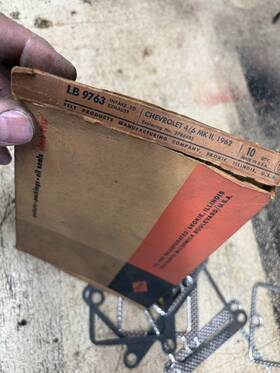 Lb9763 Felpro Intake To Exhaust Gasket Box Of 9