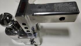 Flash Ball Mounts 48-00-8600 Fastway Scale Trailer Mount With 6 Inch Drop 2 Shank And Ch