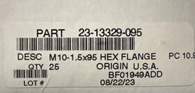 Freightliner 23-13329-095 Clutch Bolts For Hex Bolt Flangem10-1.5x95mm Pk Of 35
