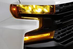 Gt0990y Gt Styling Headlight Cover 6 Piece Transpare
