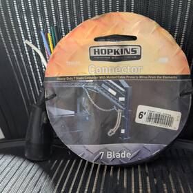 Hopkins Towing Solutions 20244 Heavy Duty 7 Blade Rv Standard 6ft Jacketed Cable Connector #20244 Female