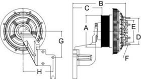 Horton 99a9957 Dm Advantage Two Speed Fan Clutch