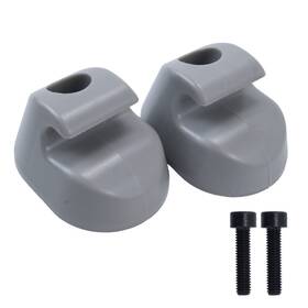 Iaccessoryonline S16-1023-661 F01377-2 2pcs Sun Visor Clip S16-1023-661 F01377-2 For Kenworth Peterbilt Interior