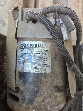 Imperial P56sd157 Two Electric Permanent Magnet Motor 24v Dc 78amp Commerical Truck Parts