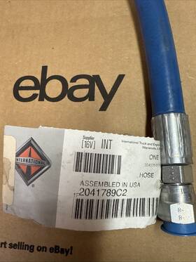 2041789c2 International Genuine Power Steering Hose .5 Inch Id X 32 Oem Navistar