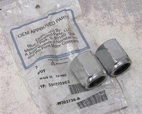 International 3549202c2 Nos New Lock Nut Lot Of 2