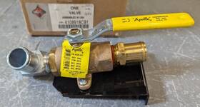 International 4108918c92 4108918c91 Ic Bus Heat Control 3/4 Ball Valve Apollo With Bracket