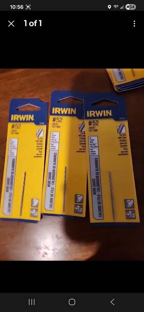 Irwin Industrial Tools 81160 Lot Of 17 Wire Gauge Drill Bit High-speed Steel Carded