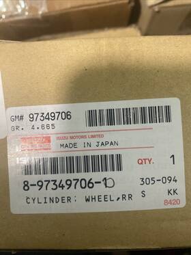 Isuzu 97349706 Wheel Cylinder