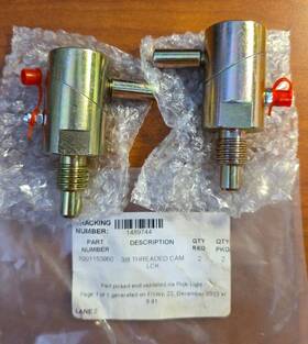 Jerr-dan 1001153950 Jerr-dan Oem 3/8 Inch Threaded Cam Lock Pair 2 Jlg Part#