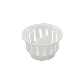 95045 Jr Products - Plastic White Replacement Threaded Basket