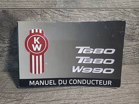 Y53-1200-1j1 Kenworth T680 / T880 W990 Manuel De Conductor/spanish Owner Manual Free Shipp
