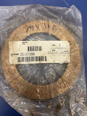 21567286 Mack Oem Grooved Hard Copper Gr8 Washer