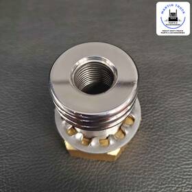 Bh38p Martin Truck Parts & Accessories Bulkhead Fitting 3/8ftft Polished Stainless Steel