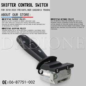 Metetao 06-87751-000 Shifter Control Switch 06-87751-002 For 2018-2024 Freightliner Cascadia Trucks
