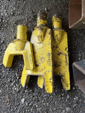Miller 0200022 3x Industries 3 Inch Fork Adapters 2x Tall 1x Short 0200018