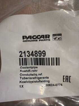 Paccar 2134899 Mx13 Air Compressor Coolant Line #2134899