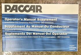 Y53-6128-1a1 Paccar Operators Manual Supplement In Stock