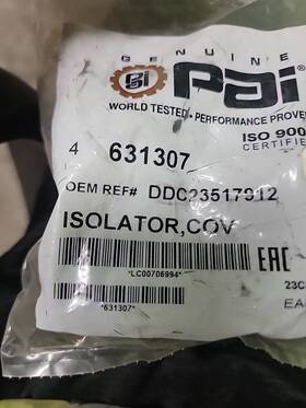Pai 631307 Isolator Cov For