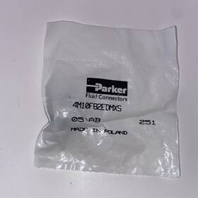 Parker 4m10f82edmxs Hannifin Metric Adapter Male M10x1 To -4 Jic