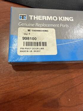 Pivot 998100 Thermoking Lower Door Pin-pivot. Part #998100